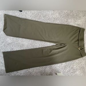 Wide leg dress pant